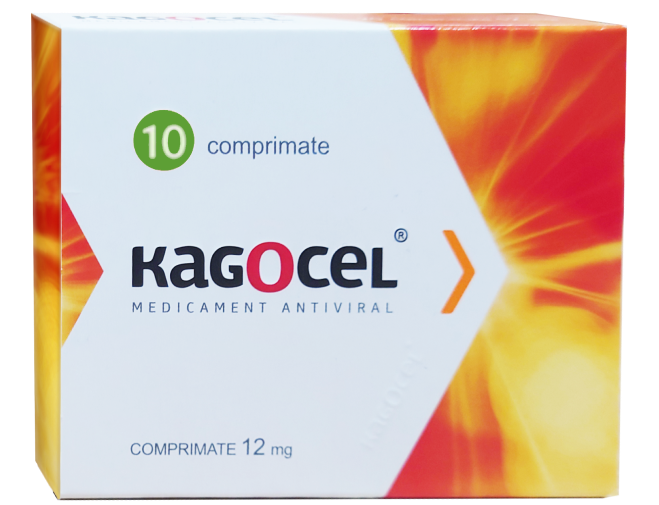 Ambalaj Kagocel 10 comprimate Ambalaj Kagocel 10 comprimate